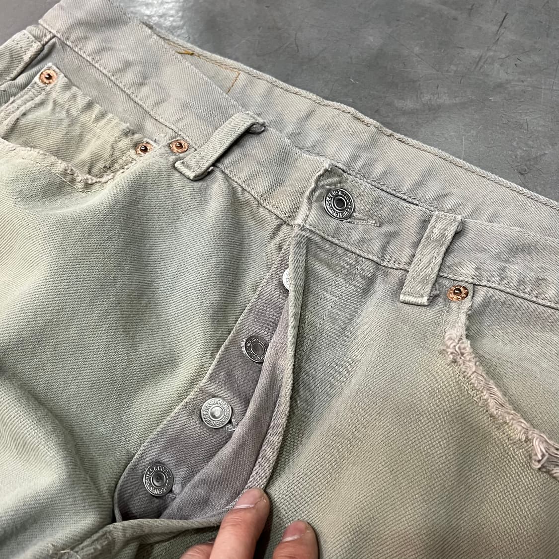  USA 리바이스 501 데님 팬츠 y14665 상품이미지5