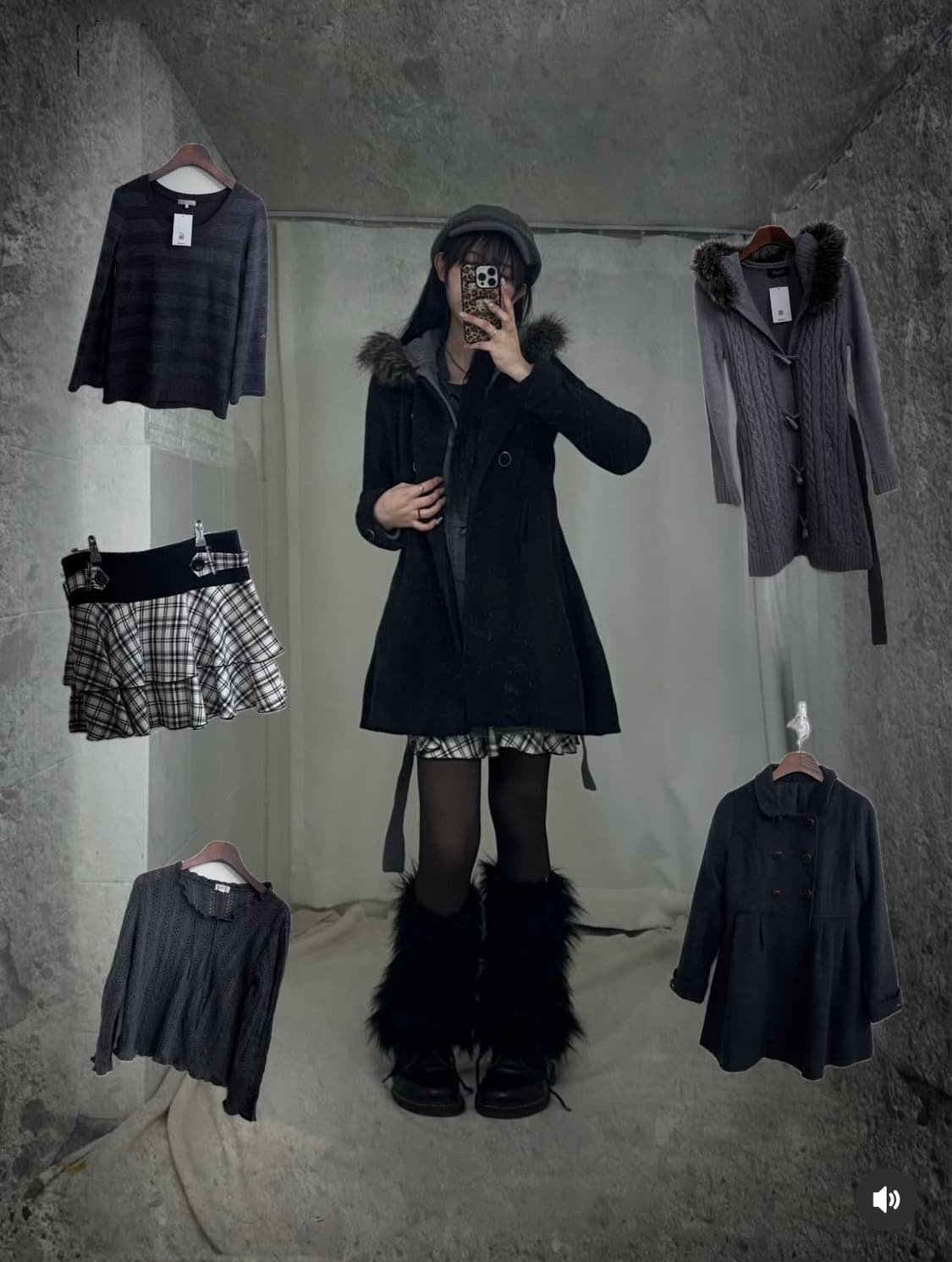 데일리 무채색 니혼진 히메 코디세트  상품이미지1