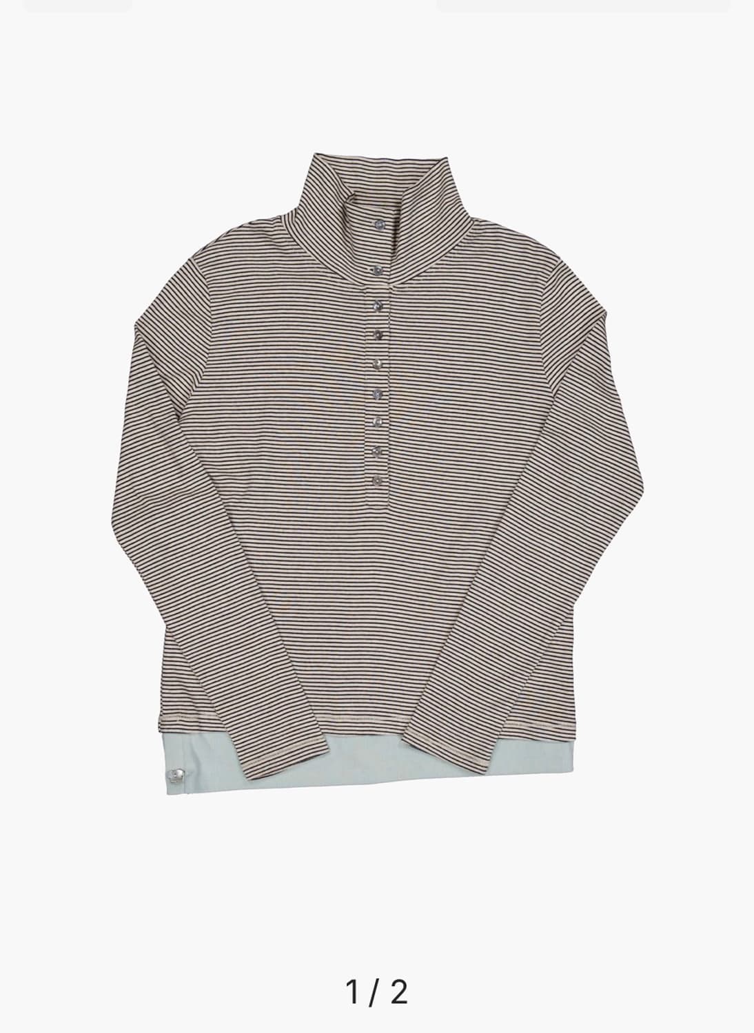 나비버스 더블 레이어드 셔츠 상품이미지1