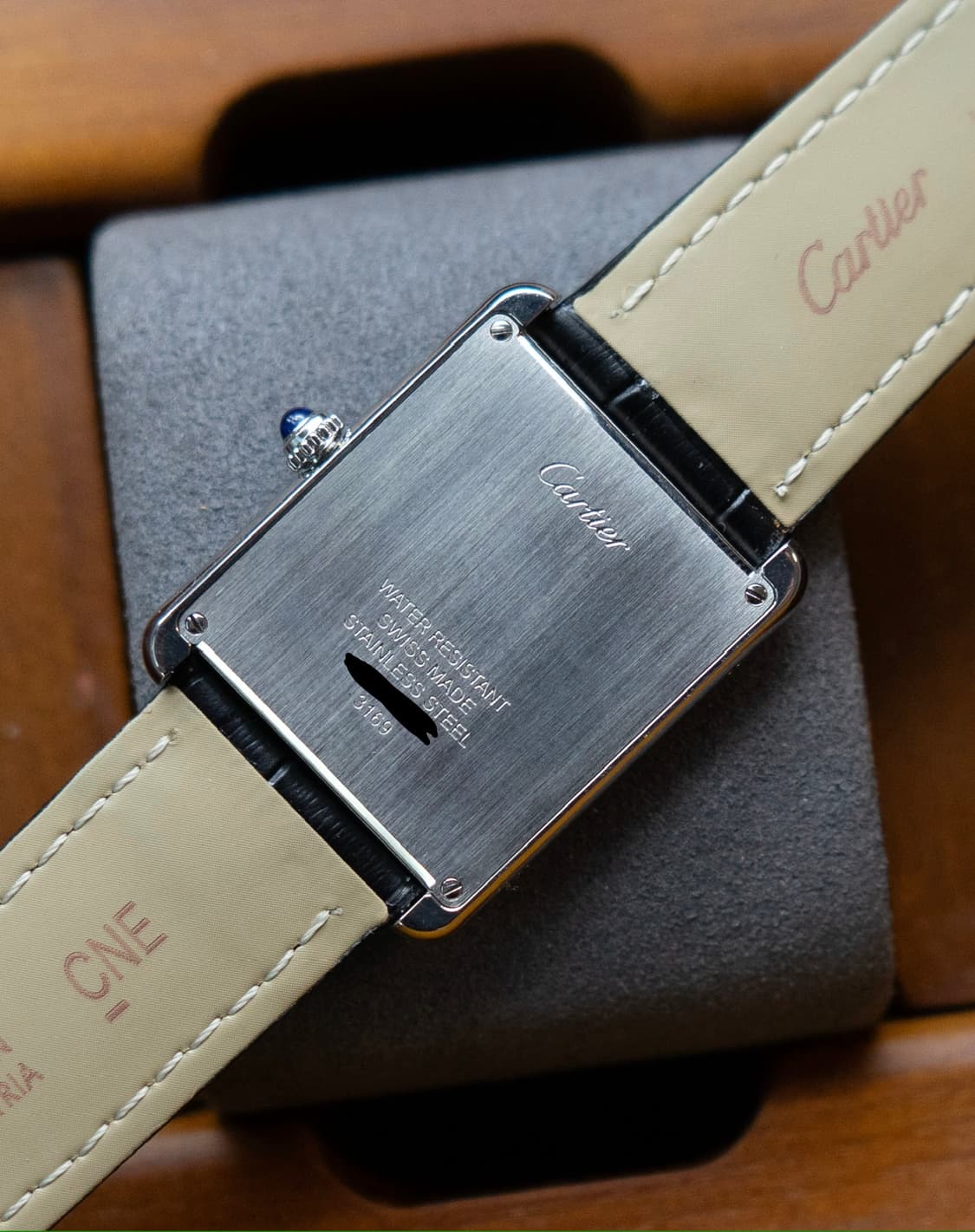 까르띠에 탱크 솔로 L 라지 메탈 시계 상품이미지2