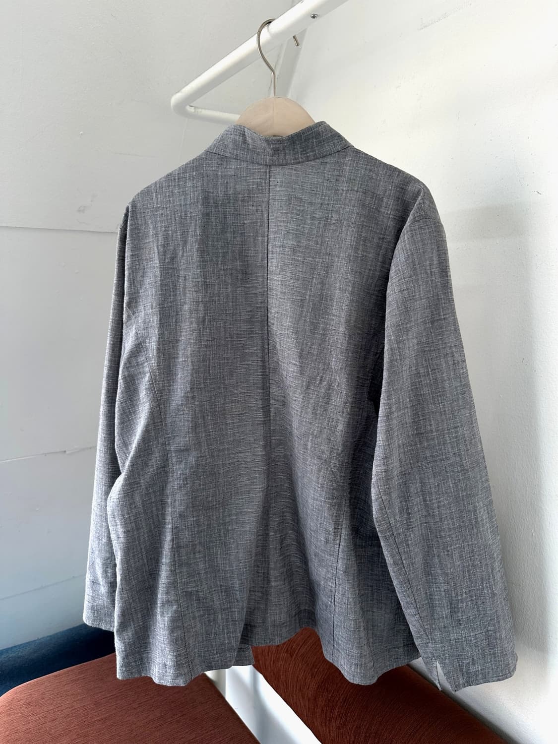 Cotton poly 4B design jacquard jacket 상품이미지5