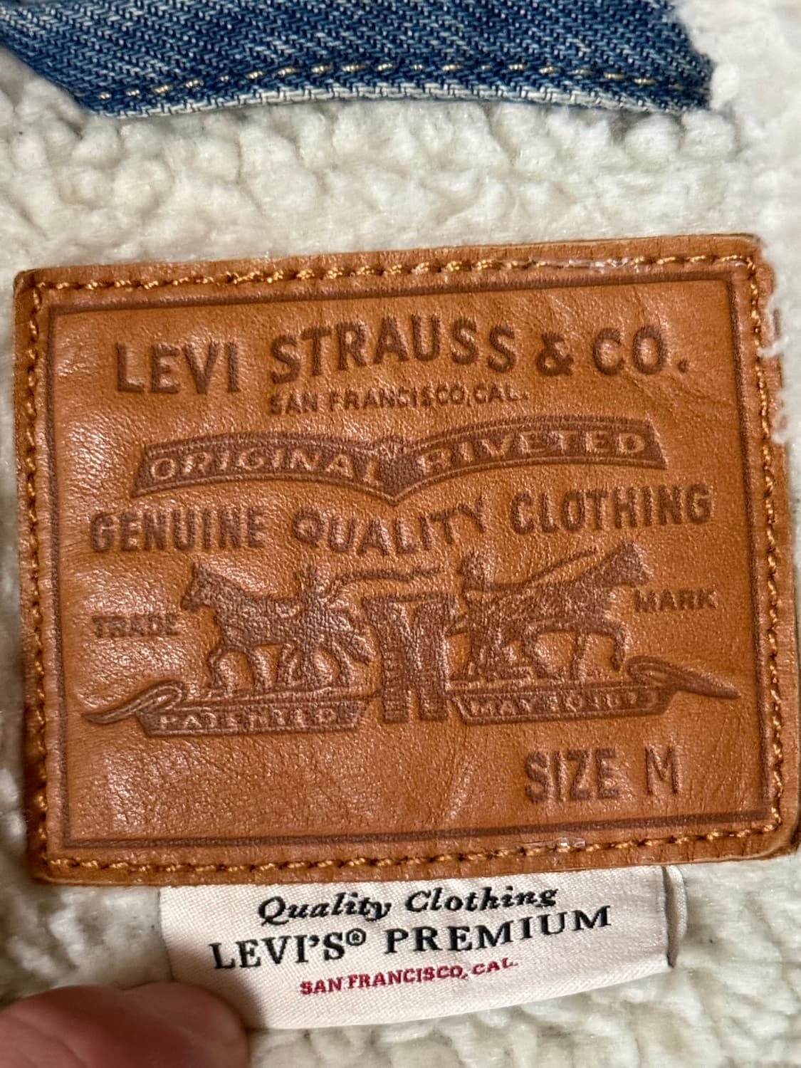 리바이스 빈티지 데님 자켓 상품이미지2