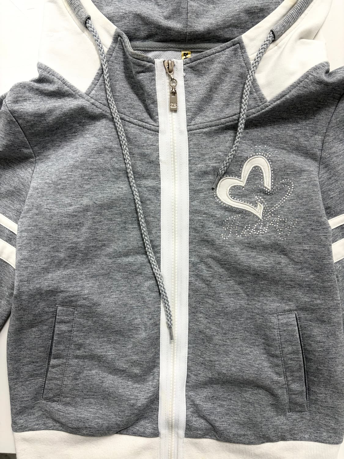 Heart hoodie zip-up 상품이미지5