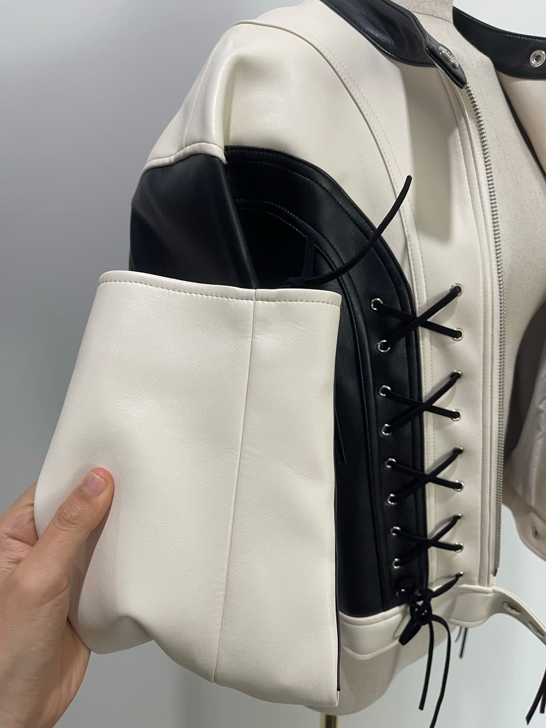 [새상품] 시눈 여성 라이더 자켓 상품이미지7