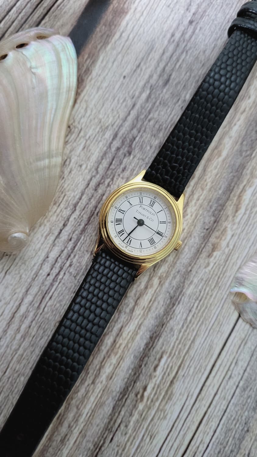[연말세일] 정품 티파니 포트폴리오 쿼츠 시계 상품이미지1