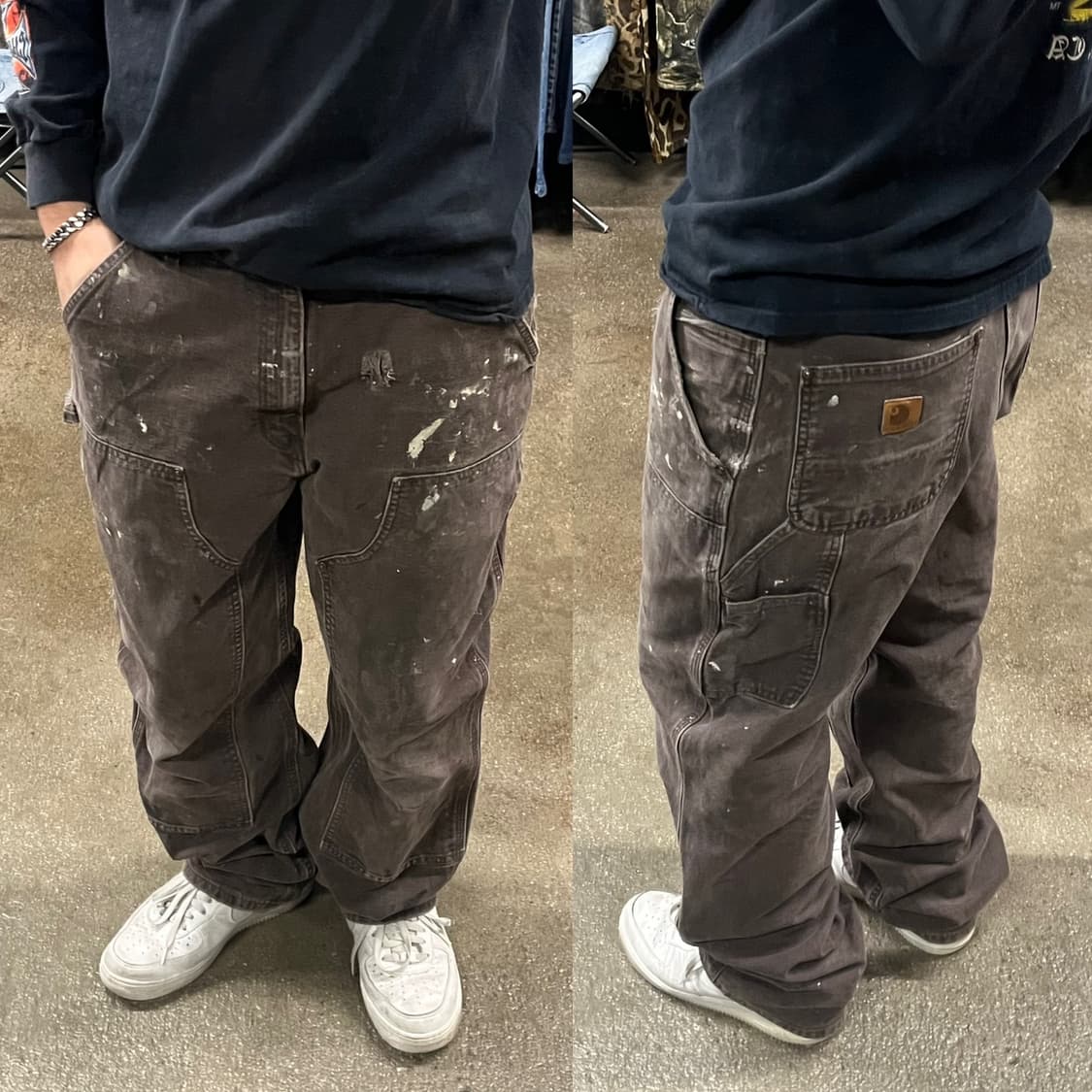 Carhartt 브라운 더블니 팬츠 (34“) 상품이미지7