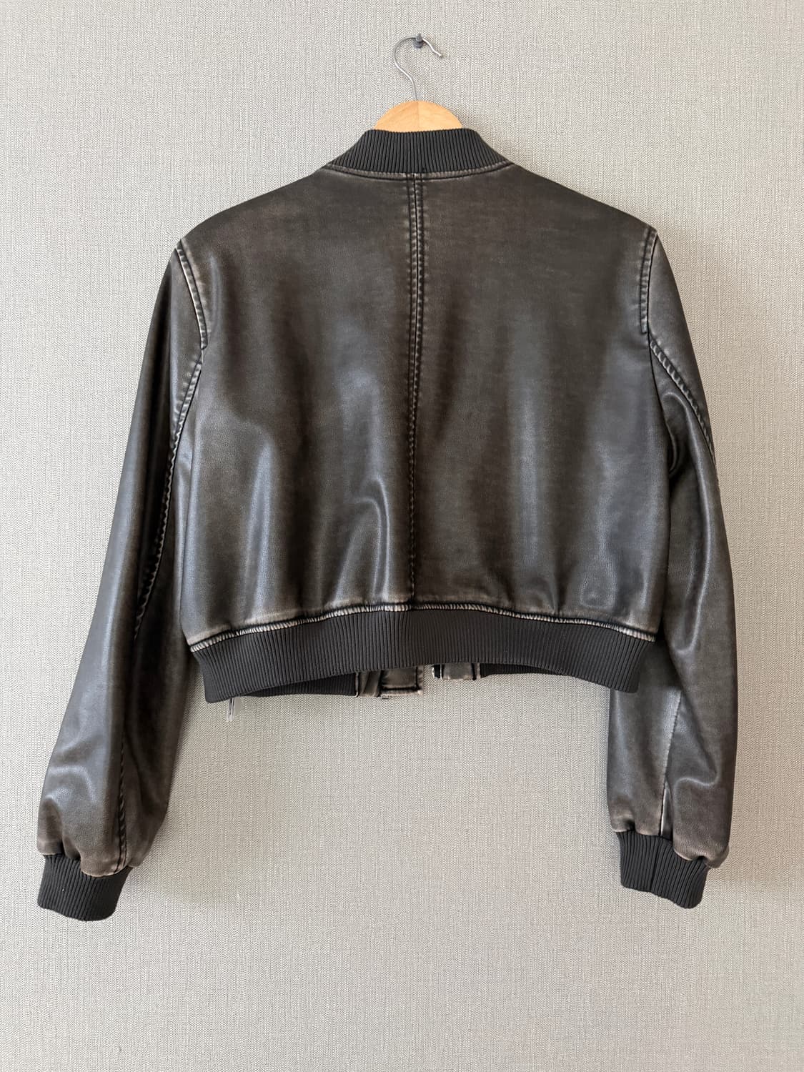 자라 봄버 자켓 가죽 자켓 상품이미지8