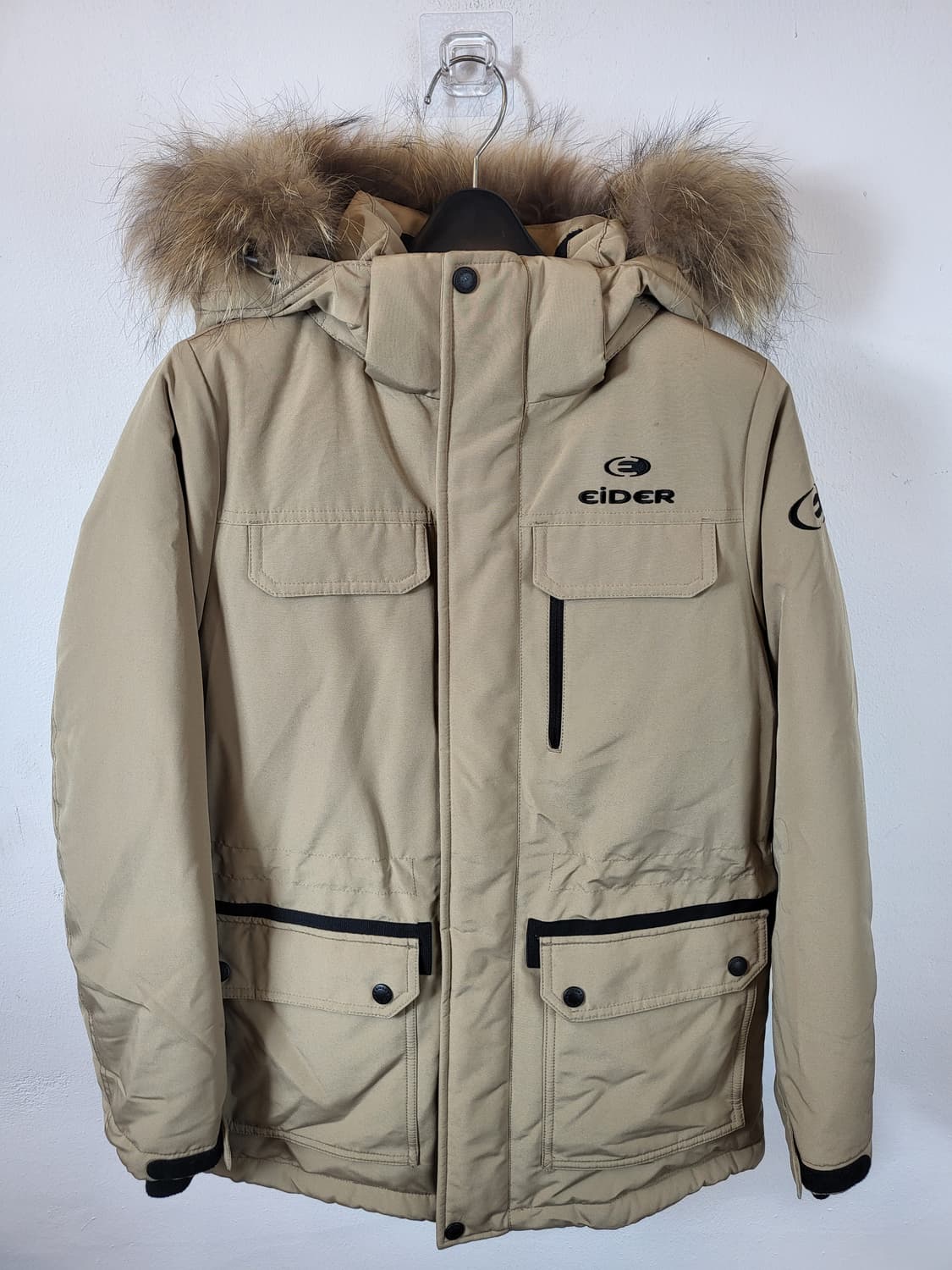 아이더 여성 사파리 덕다운 패딩 XS 85 새제품급 상품이미지3