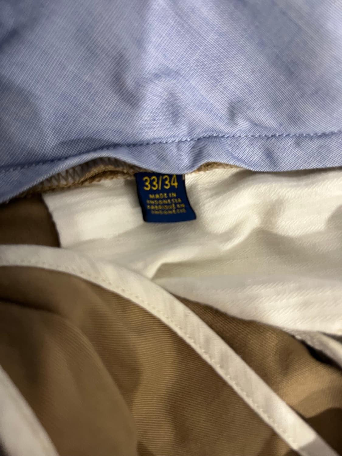 폴로 랄프로렌 슬림핏 치노 팬츠 33/34 상품이미지5