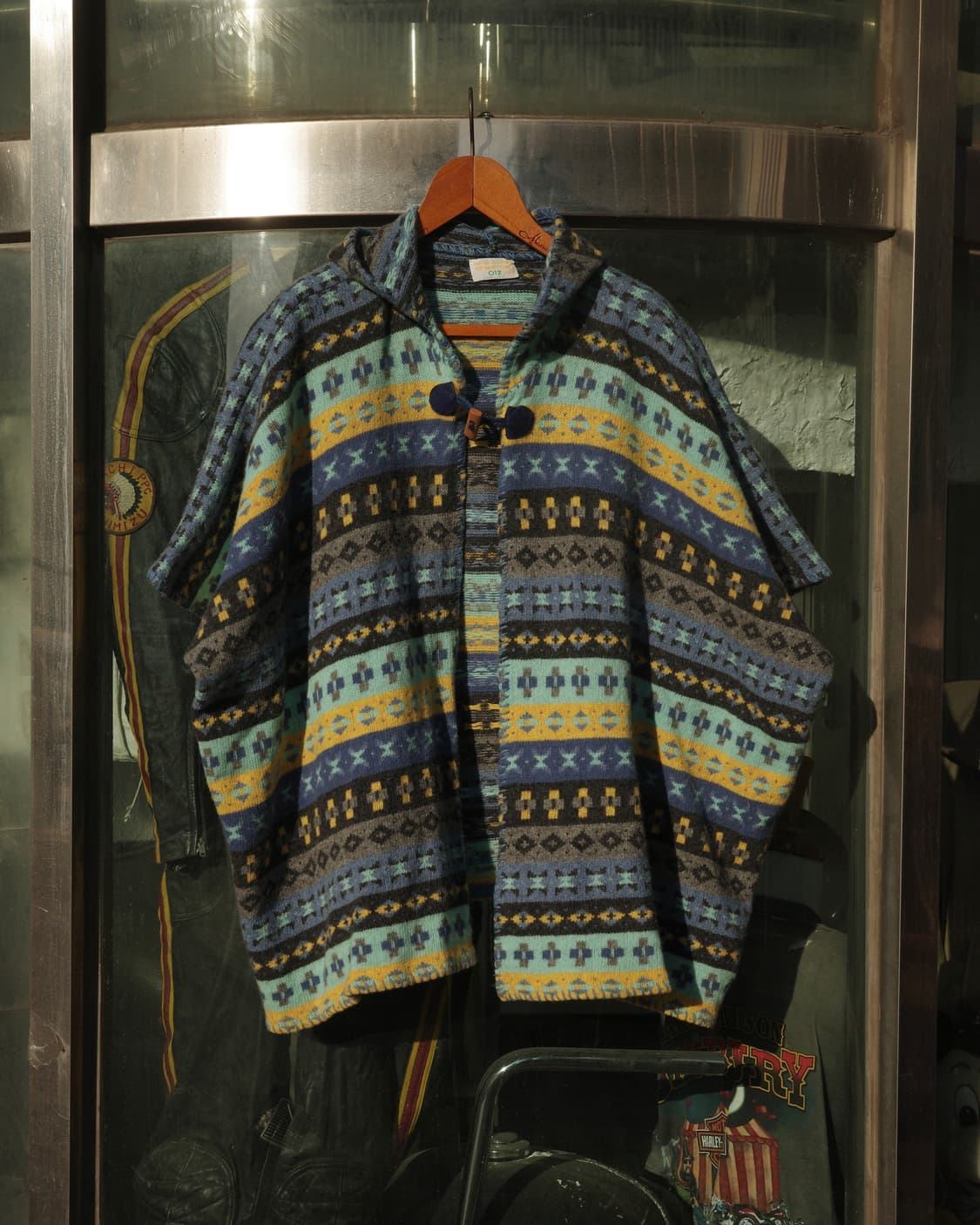 80s 베네통 페어아일 판초 상품이미지1