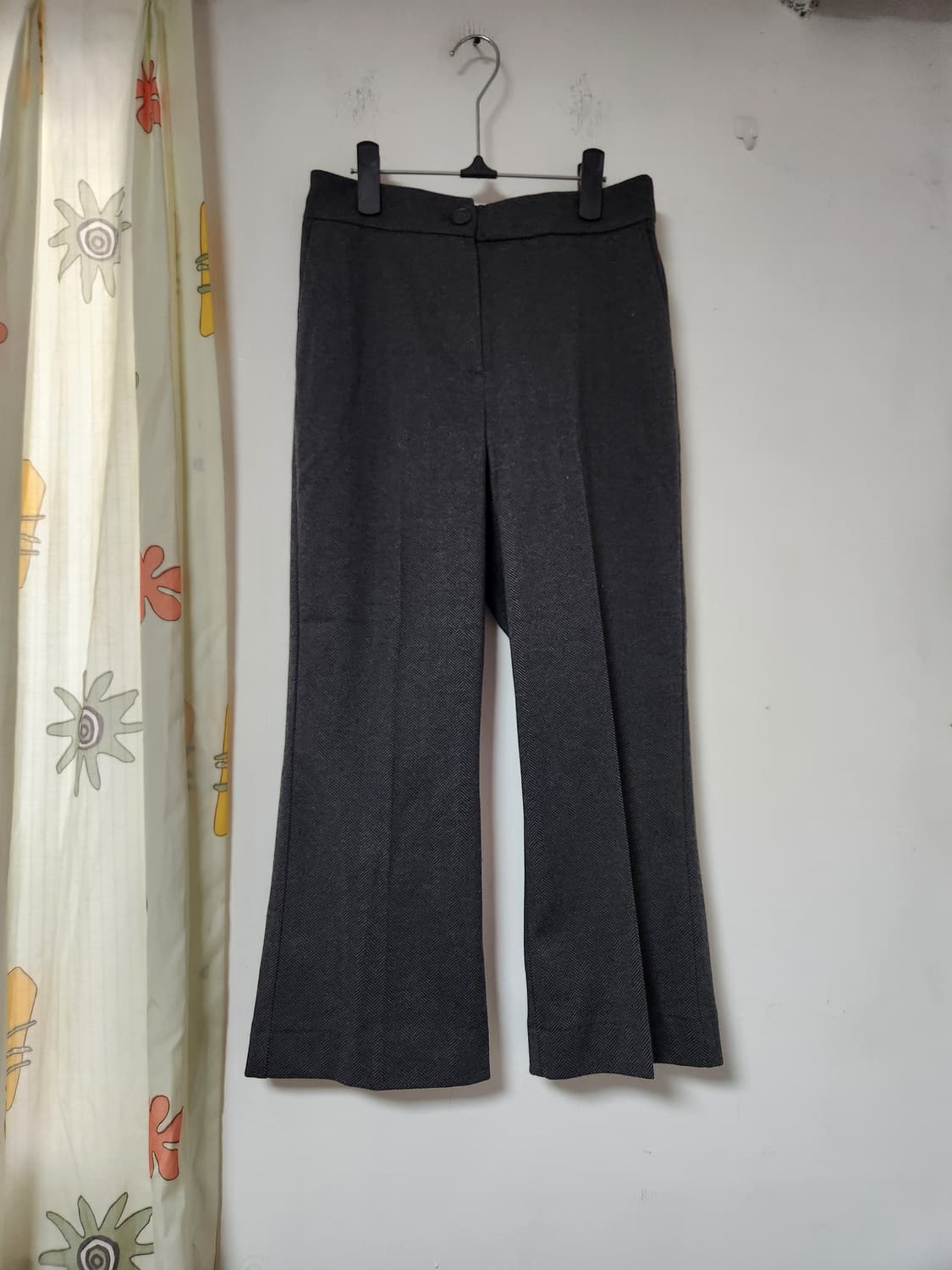 플라밍고 차콜 그레이 부츠컷 슬랙스66 상품이미지1