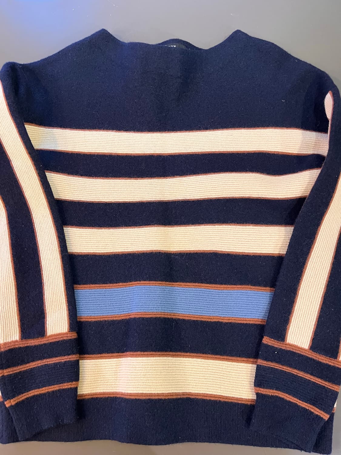 시스템 스트라이프 울 니트 상품이미지3