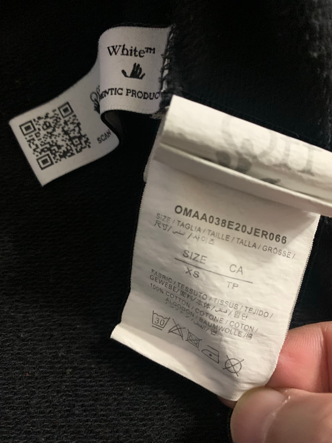 오프화이트(Off-White)의 핸드 오프 로고 프린트 스웨트셔츠 상품이미지5