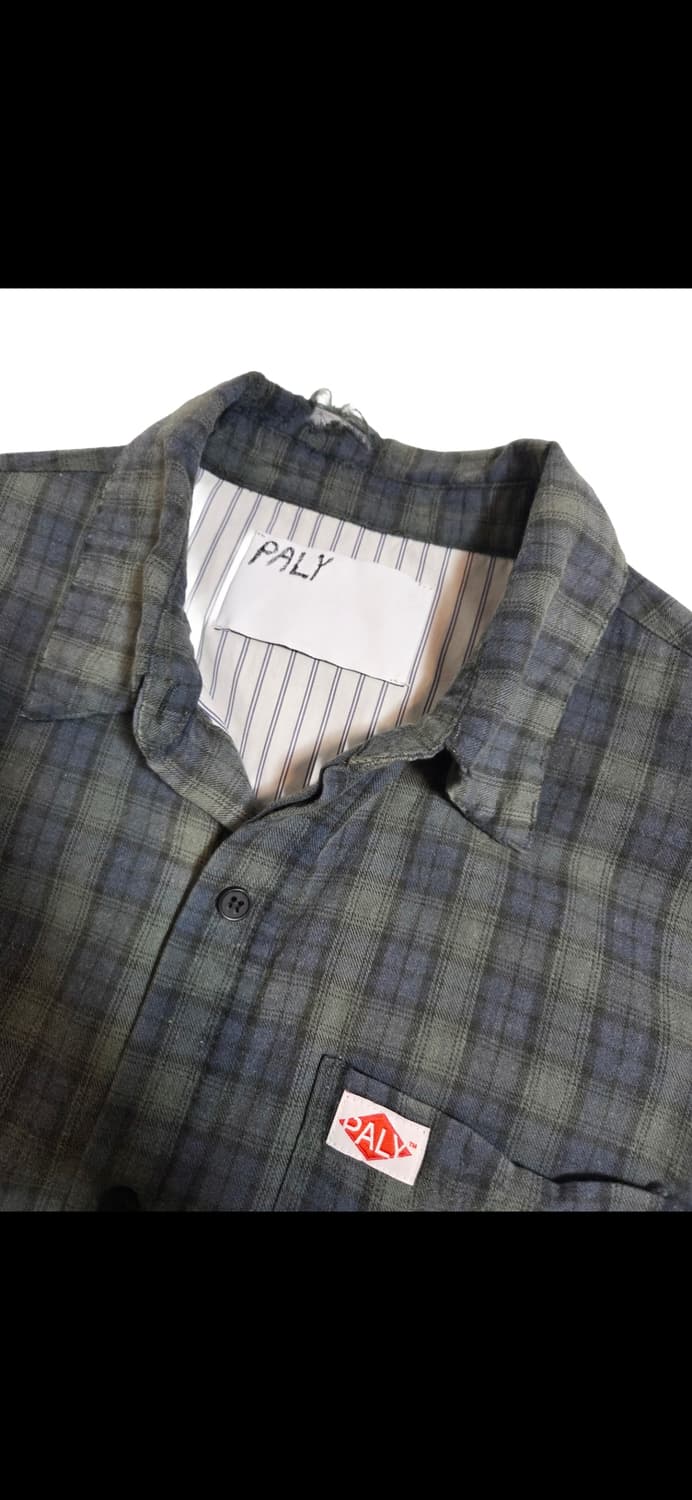 "PALY DOCKWEILER FLANNEL OVERSHIRT NAVY" 상품이미지3