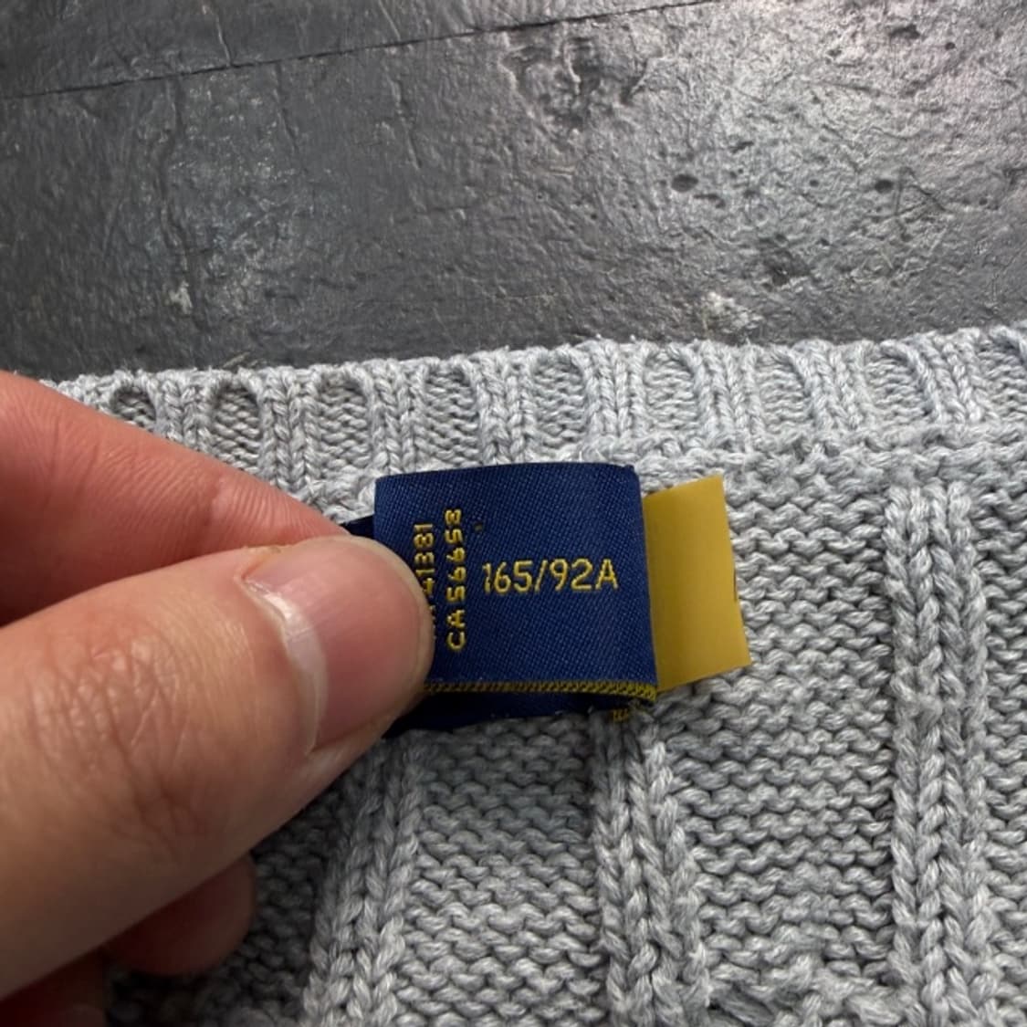 95 폴로 브이넥 꽈배기 니트 상품이미지4