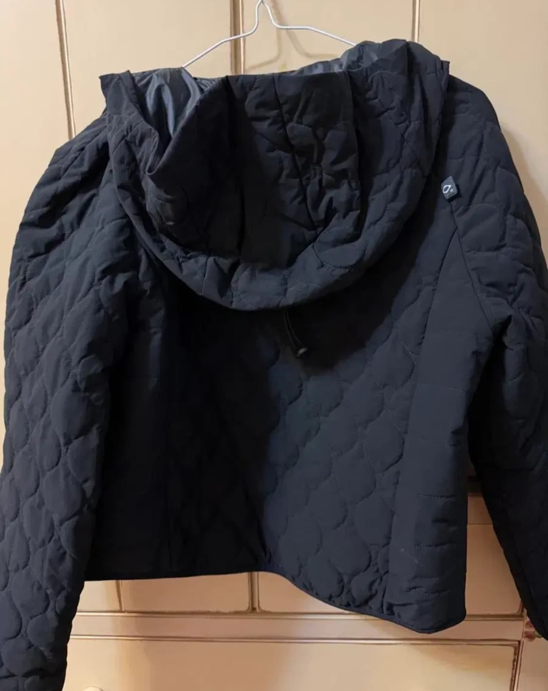 미스치프 퀄티드 후디드 자켓 블랙 상품이미지6