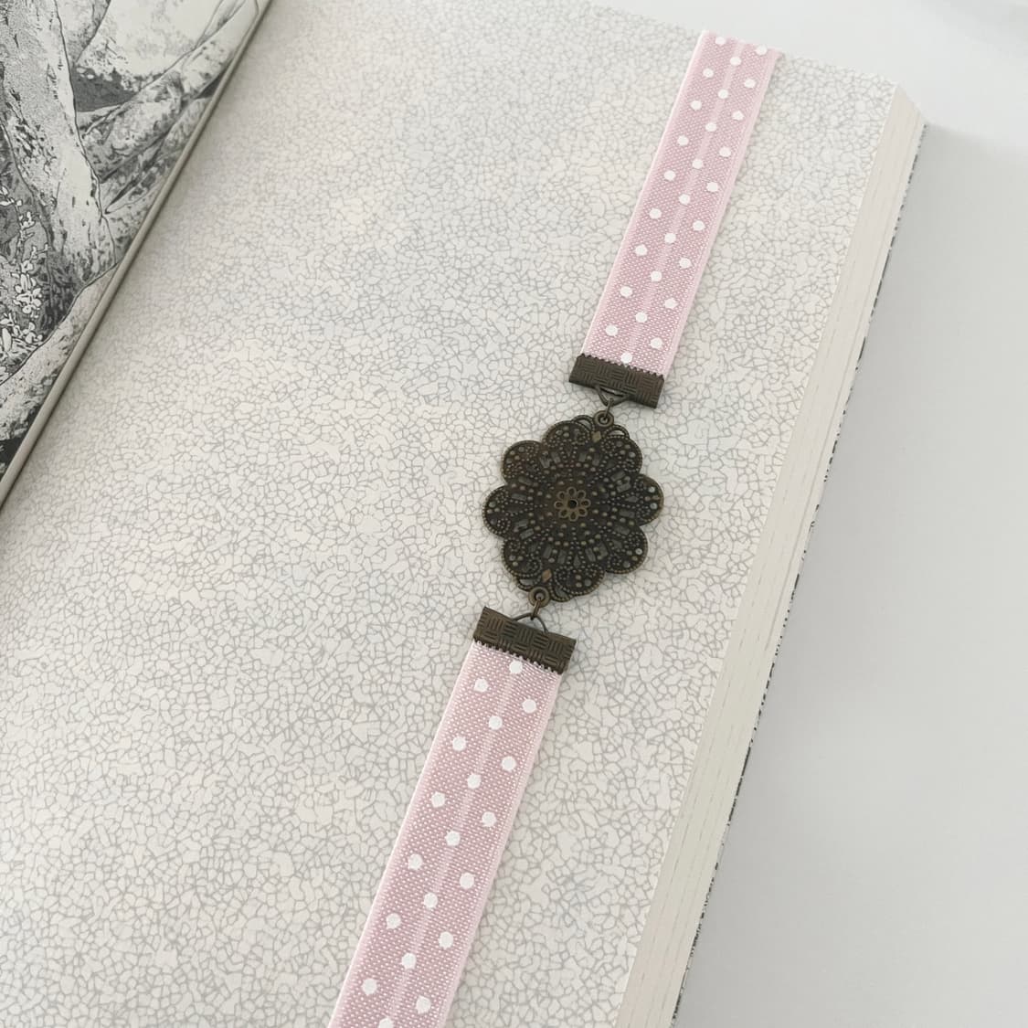 리본 펜던트 북밴드 ⊰antique charm⊱ book-band 상품이미지3