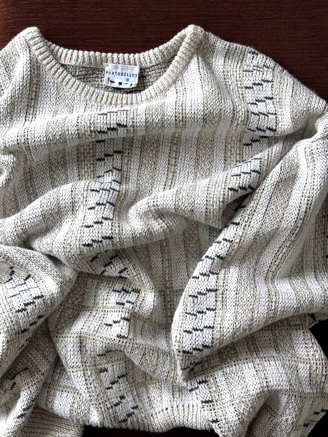 ITALY made cotton linen loose knit 상품이미지6