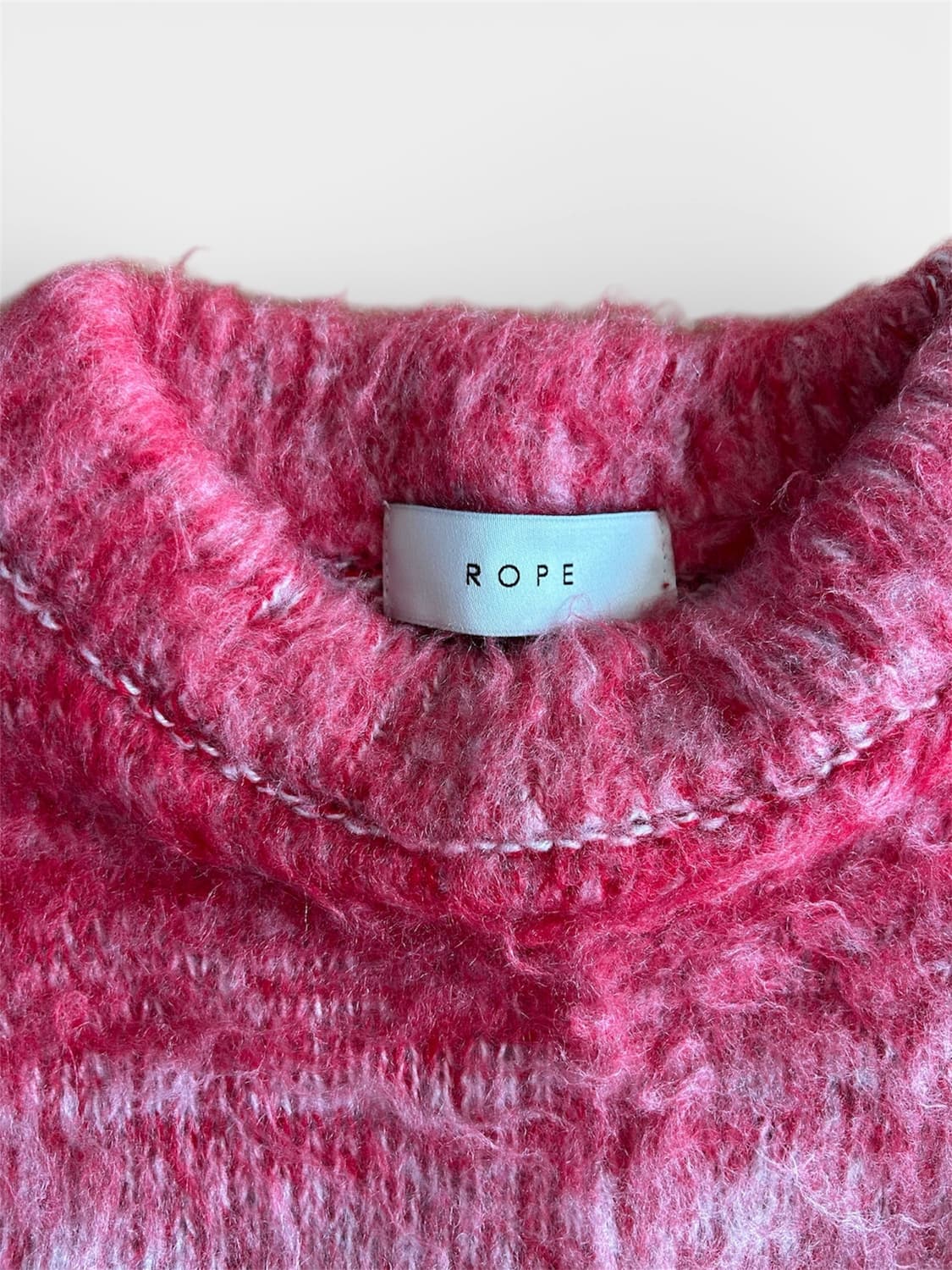 ROPE 레드 니트 상품이미지2