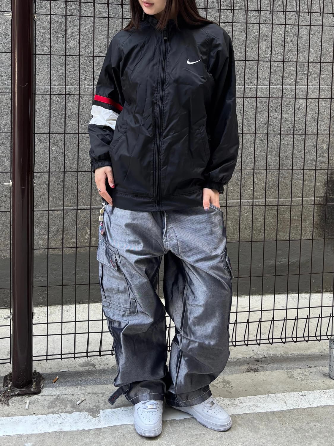 나이키 블랙 스우시 바람막이 상품이미지2