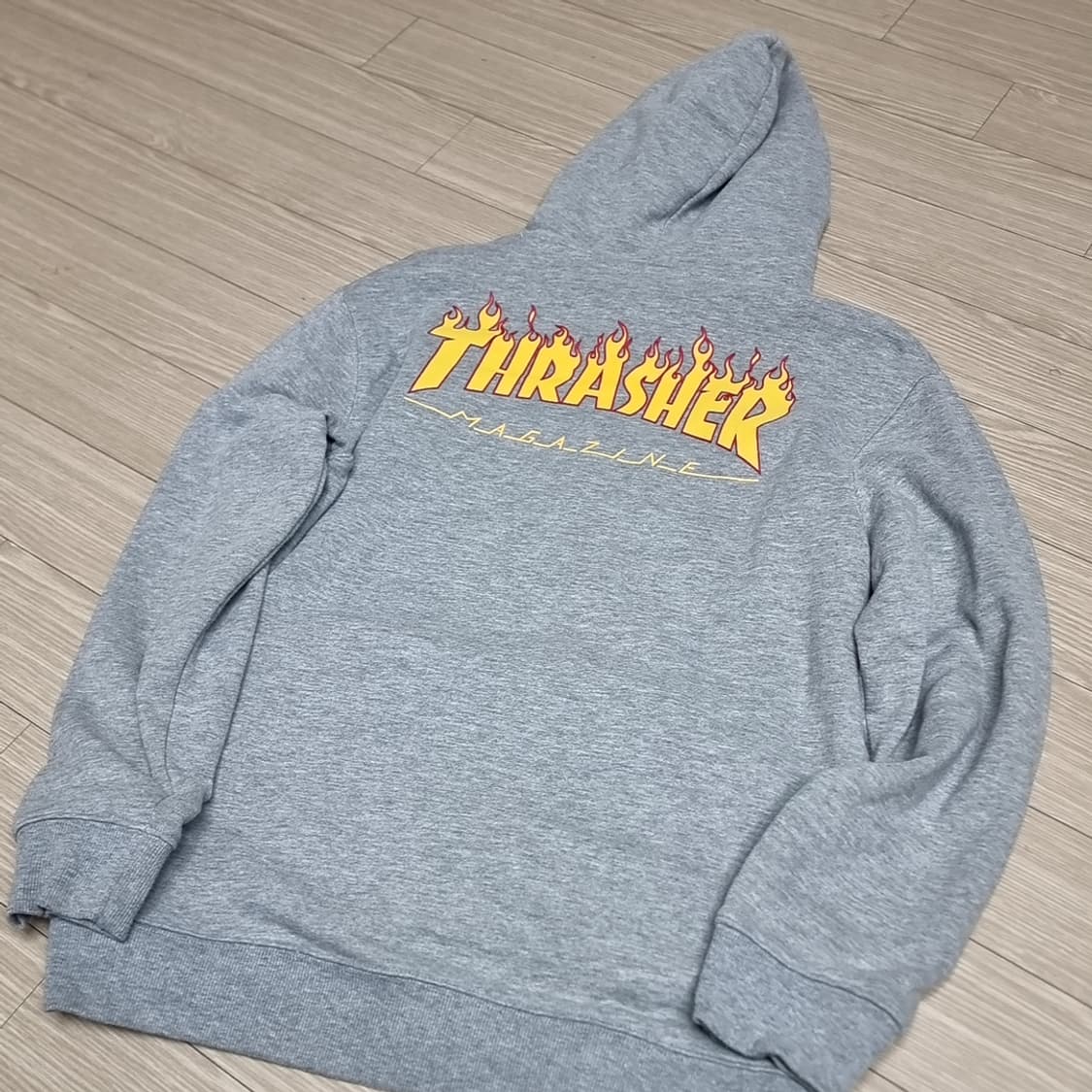 디키즈x트레셔 콜라보 후드티 그레이(100-105) 상품이미지6