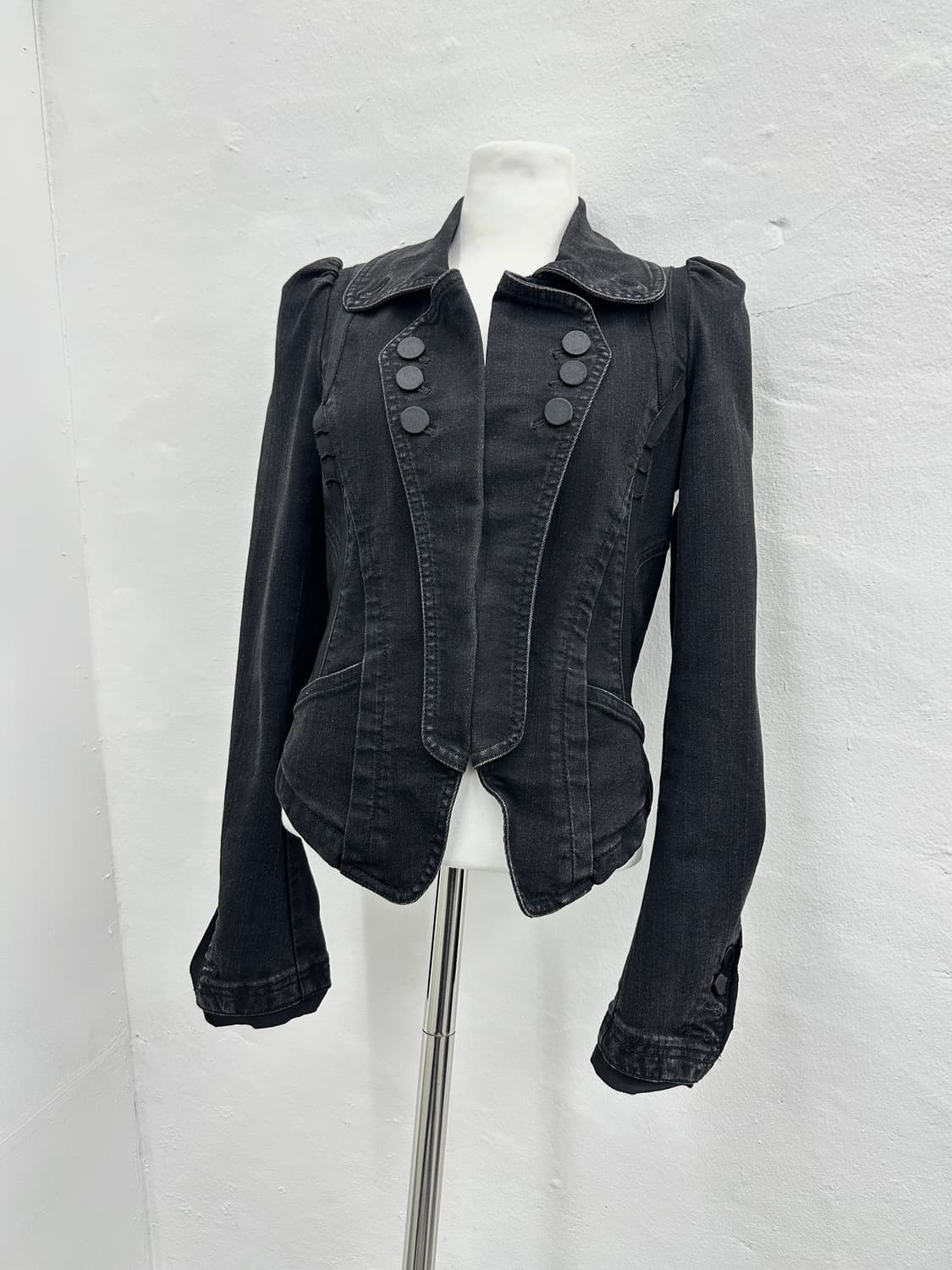 Vintage Dark denim button jacket  상품이미지1