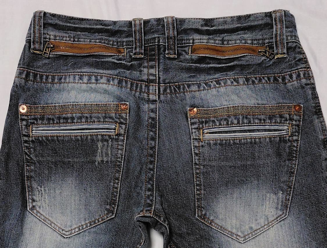[희귀/아카이브] 일본 브랜드 Made in Heaven 멀티 지퍼 데님 상품이미지8