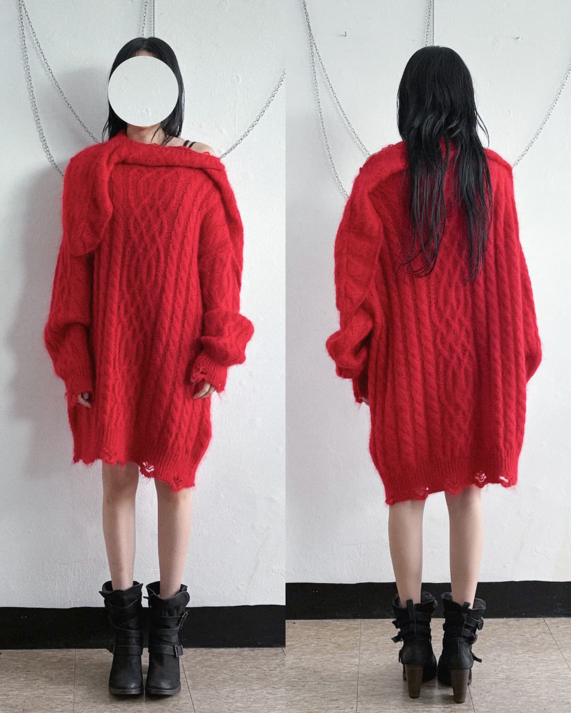 new* 토가 아카이브 비정형 니트원피스 상품이미지1