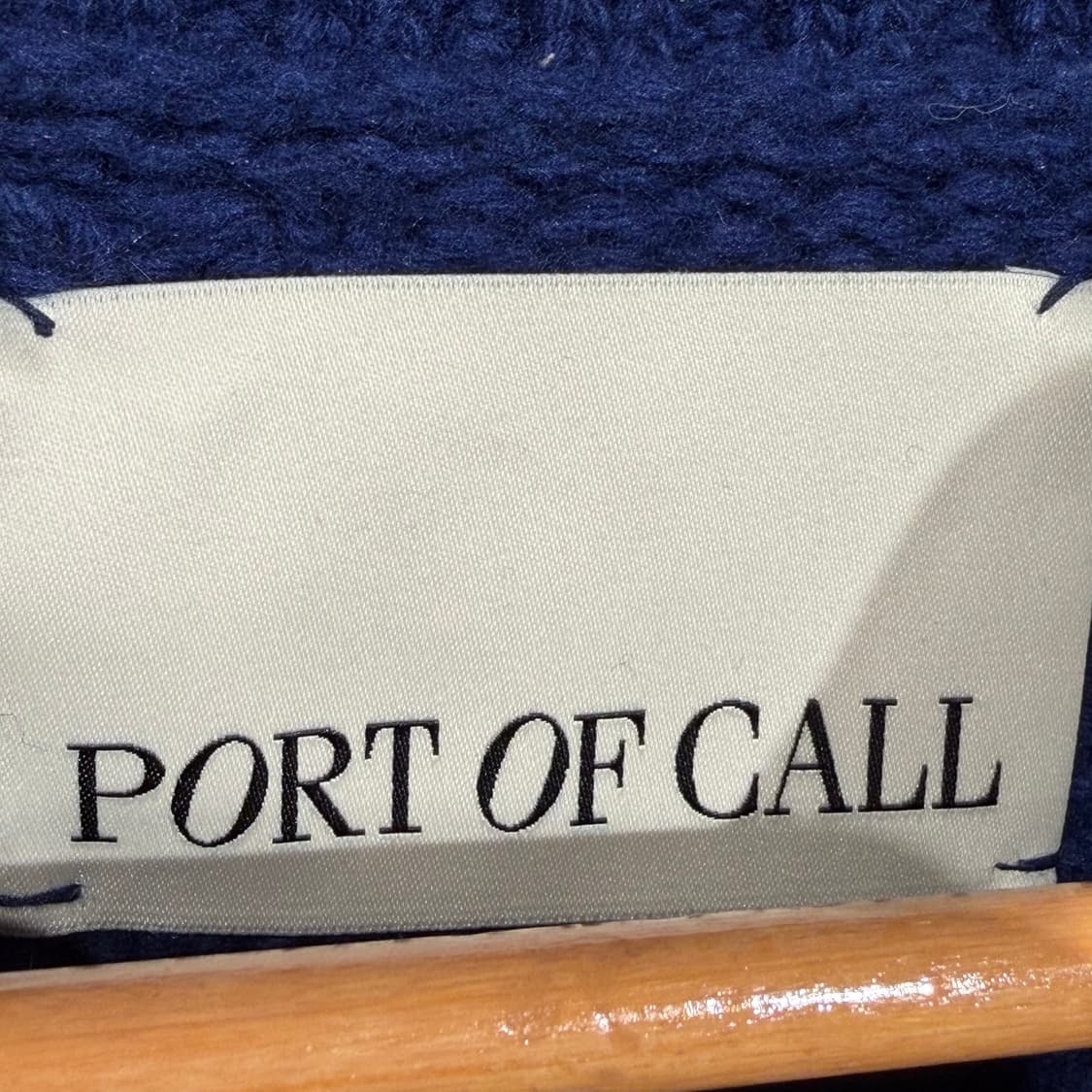 포트오브콜 헤비 캐시미어 니트 집업 피셔맨 상품이미지3