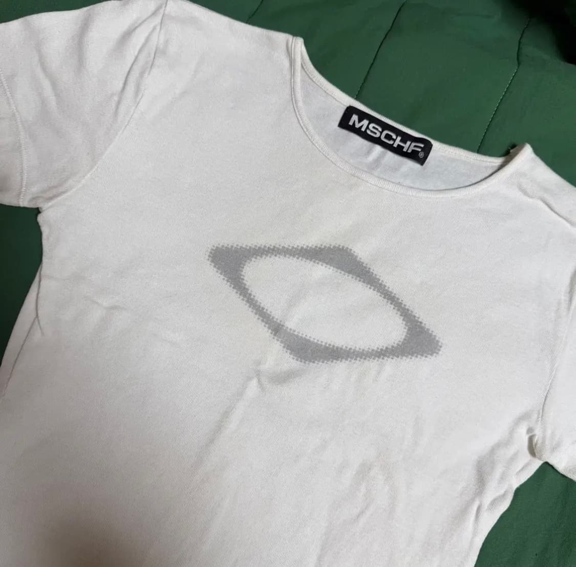 미스치프 롬버스 블러 티셔츠 미니 반팔 부산 센텀 스토어 한정 판매 상품이미지4