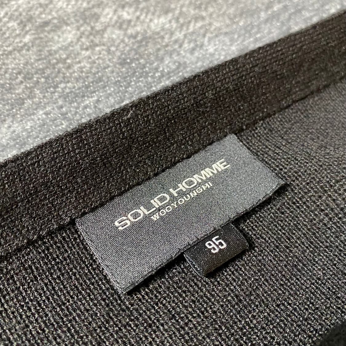 -Solid Homme 솔리드 옴므 우영미 체크 니트 상품이미지5