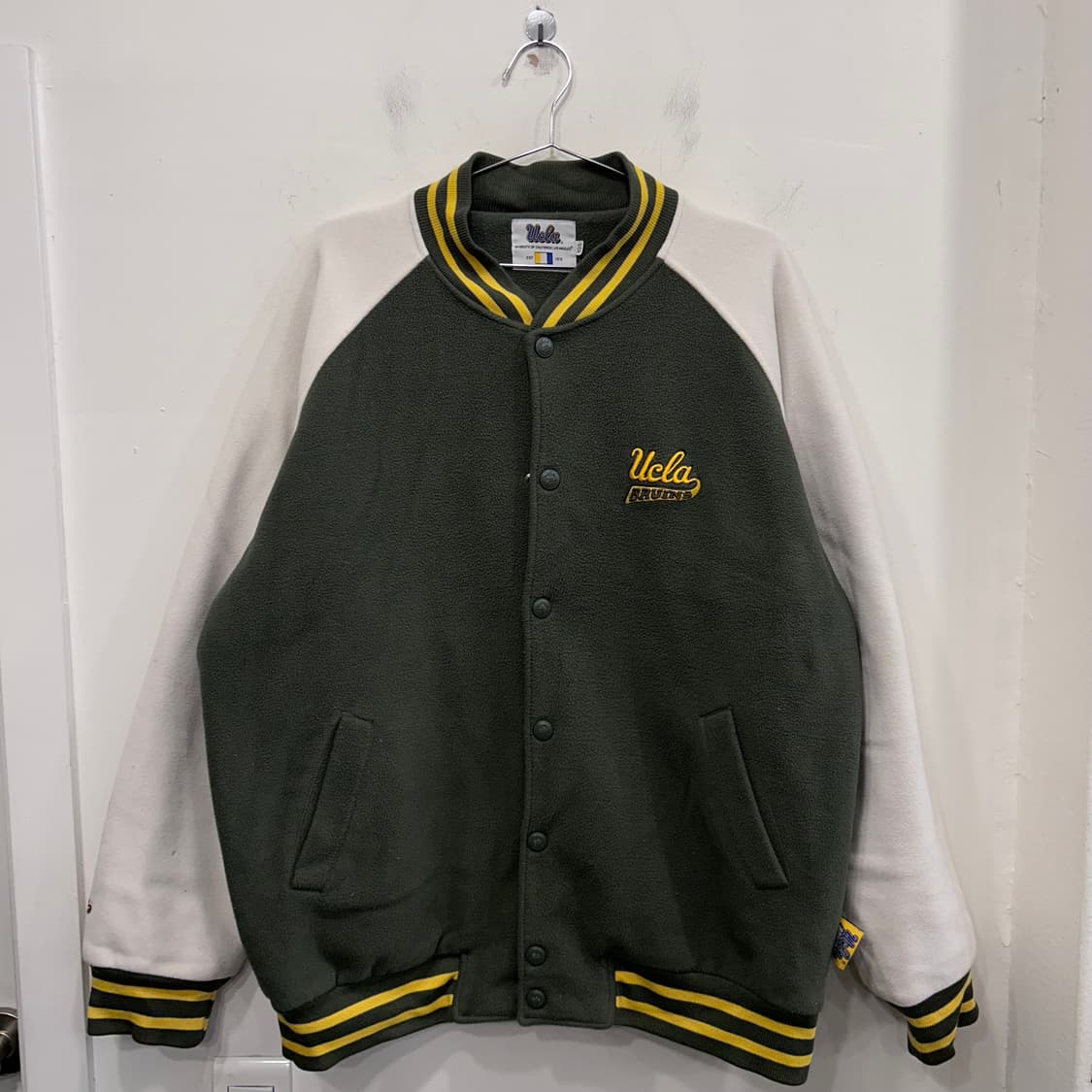 UCLA 브루인즈 90s 래글런 플리스 바시티자켓 상품이미지2