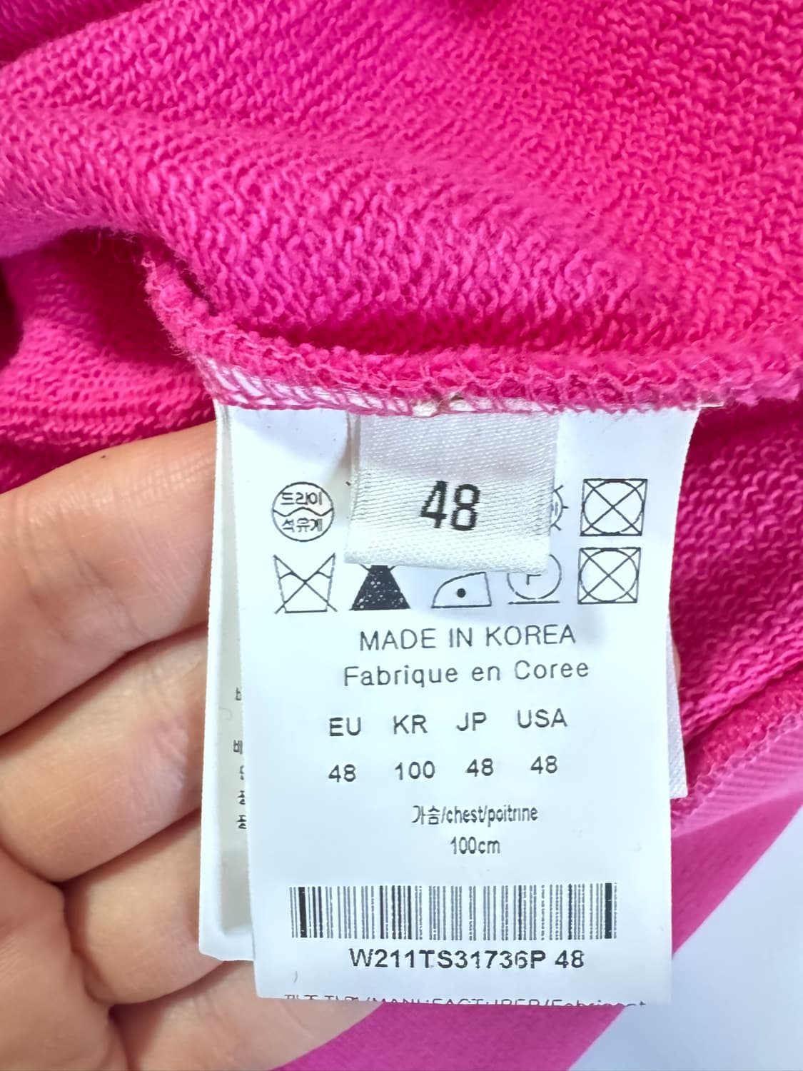 우영미 후드티(48사이즈) 상품이미지5