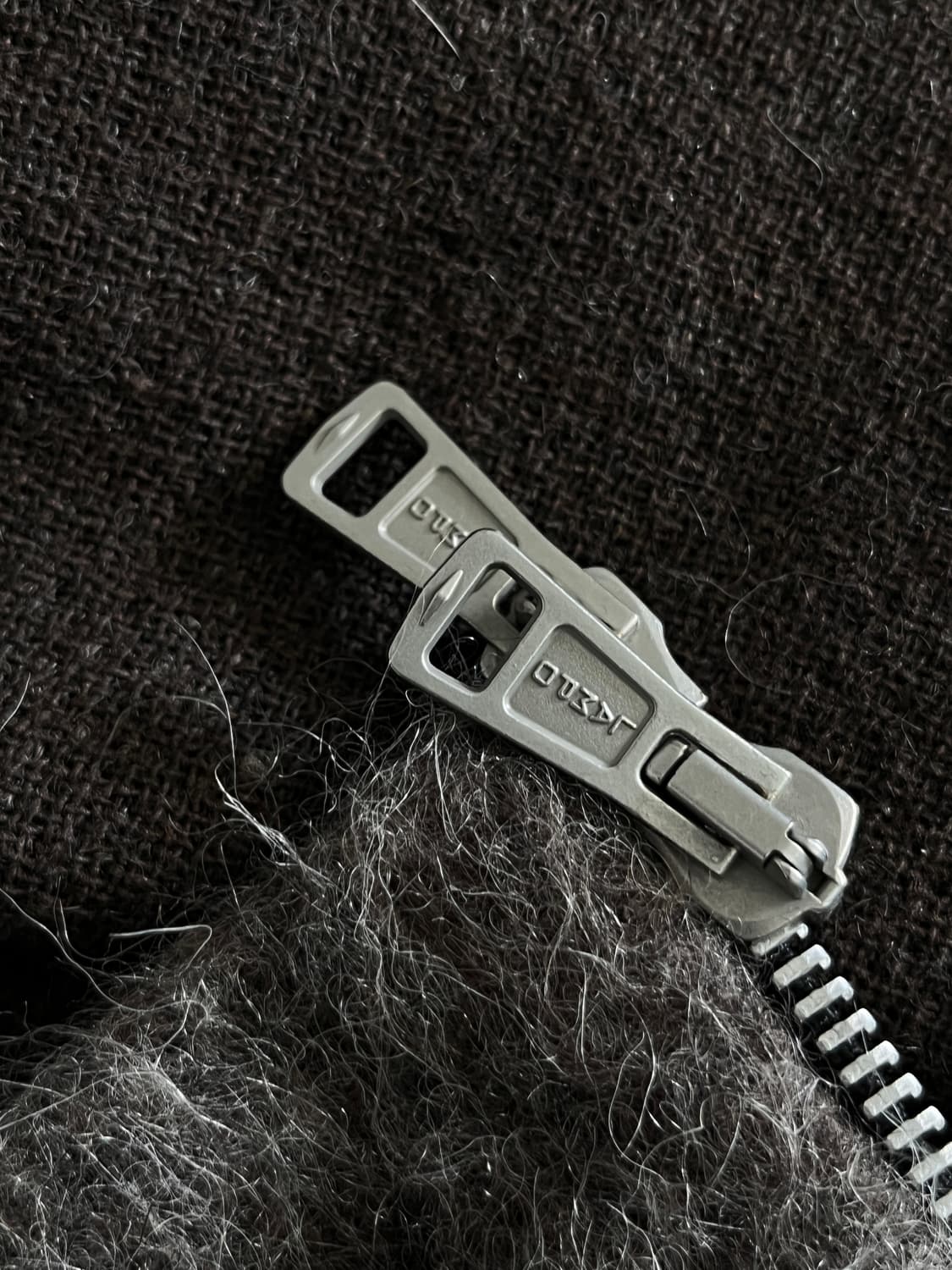 아워레가시 모헤어 풀집업 후드 자켓 46 상품이미지5