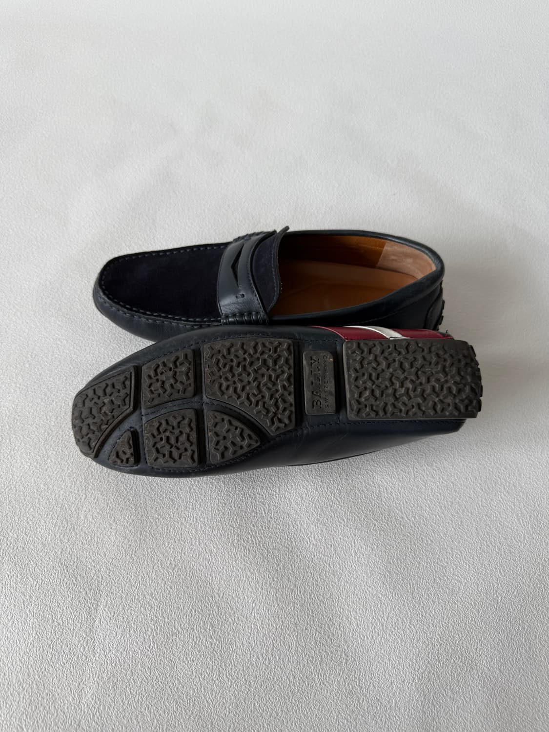 [US7.5]발리(BALLY) 드라이빙 슈즈(NAVY, ITALY) 상품이미지6
