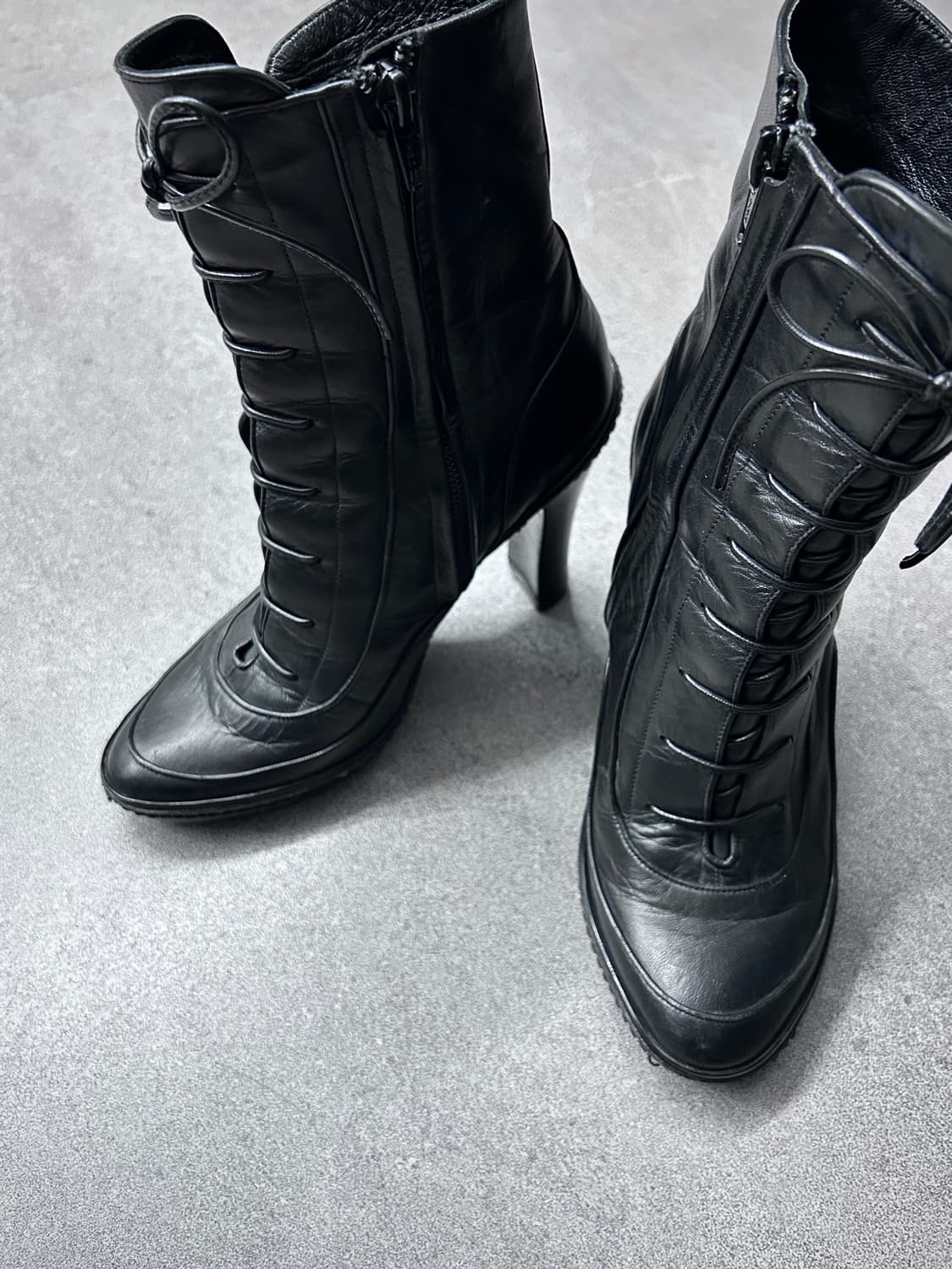 셀린느 레이스업 레더 부츠 상품이미지2