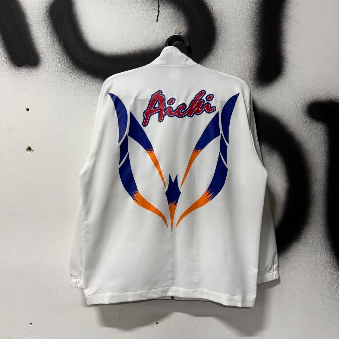 미즈노 재팬 00s 올드스쿨 빅 프린팅 집업 윈드브레이커 자켓 상품이미지2