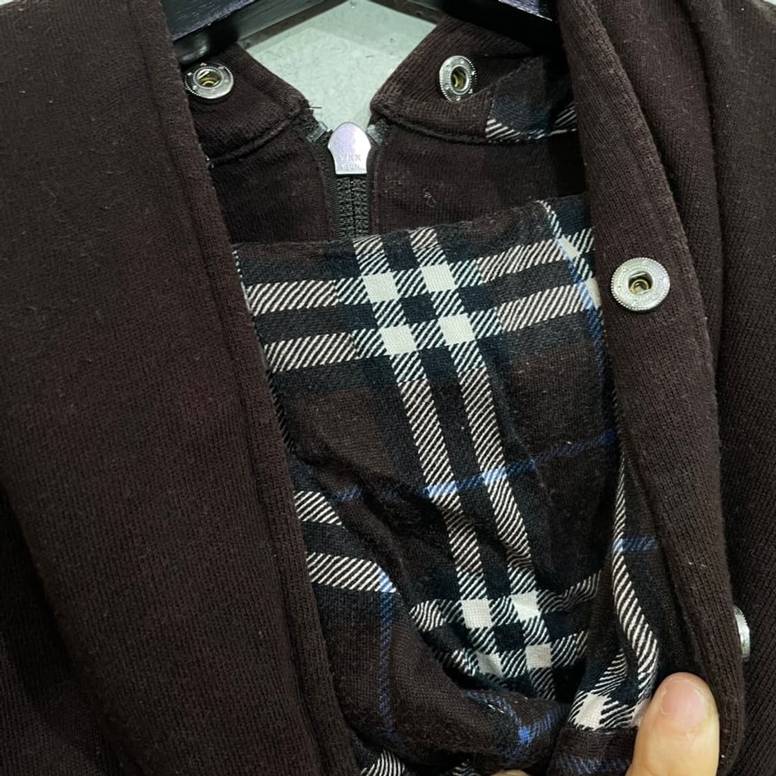 버버리 블랙라벨 로고 후드집업 상품이미지9