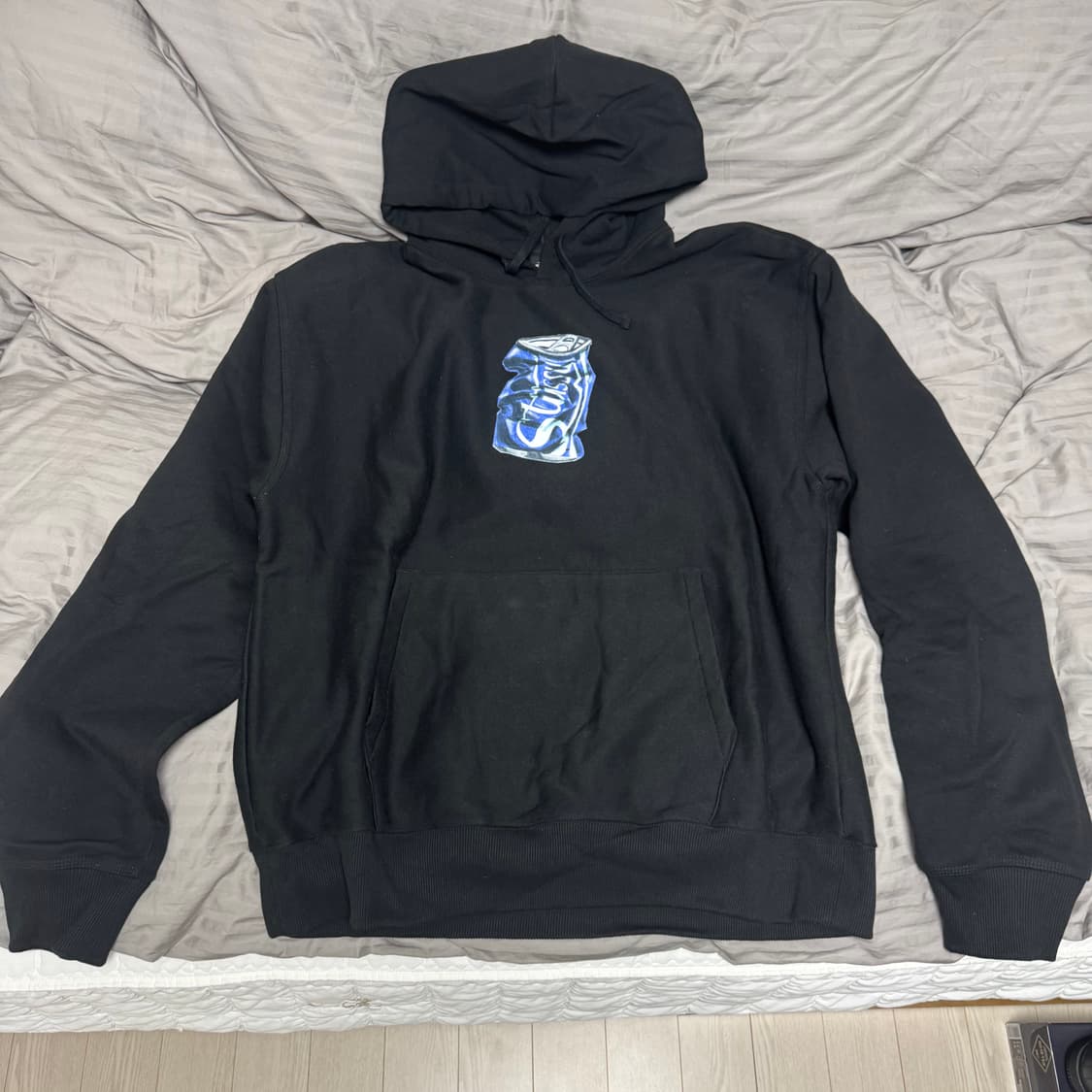 (XXL) 스투시 소다캔 후드 블랙 상품이미지2
