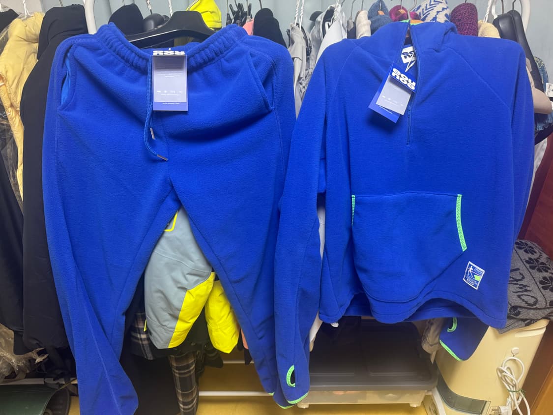 EOU 이오유 FLEECE PT001 BL& FLEECE HD002 BL 상품이미지5