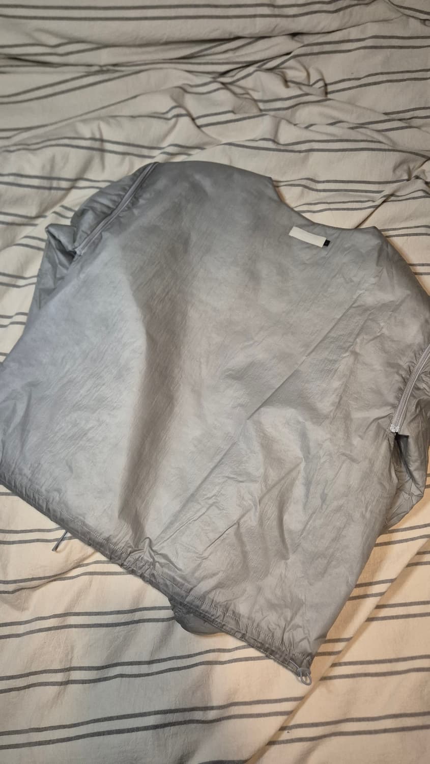 아모멘토 디태쳐블 슬리브 점퍼 그레이 판매 L 사이즈 상품이미지4