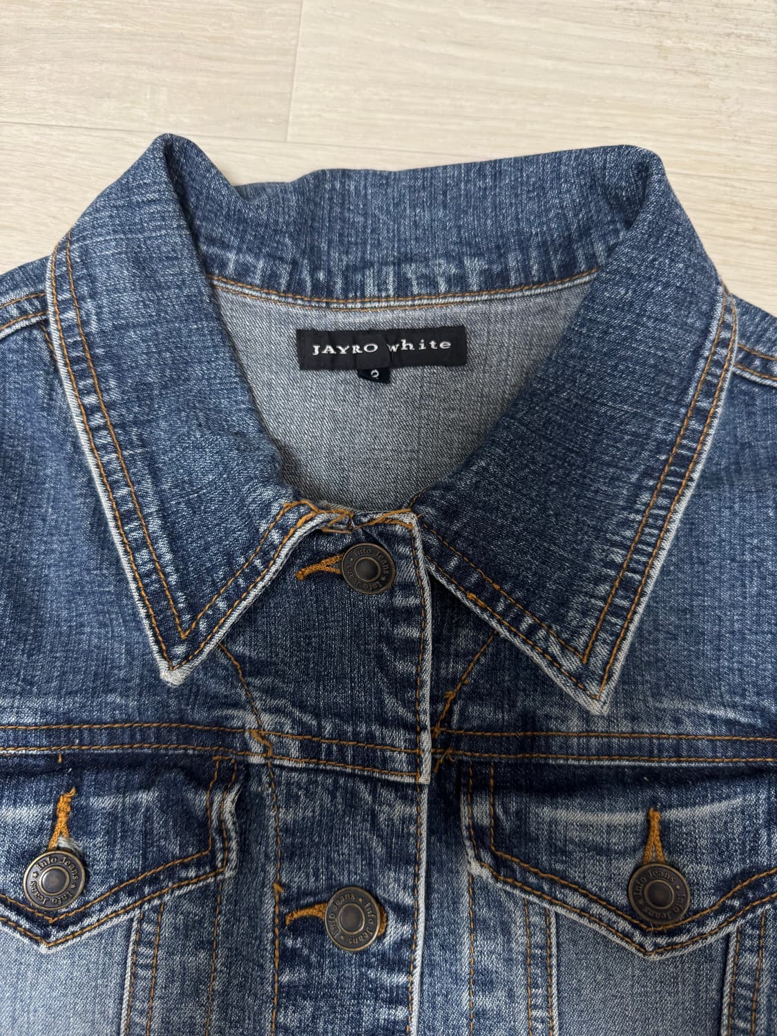 Japanese vintage 데님 자켓 상품이미지2