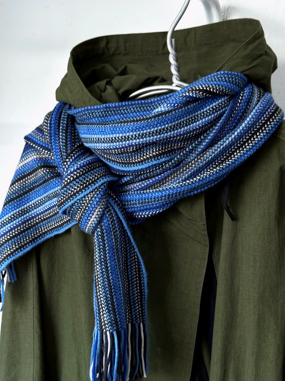 Multi stripe knit muffler 상품이미지7