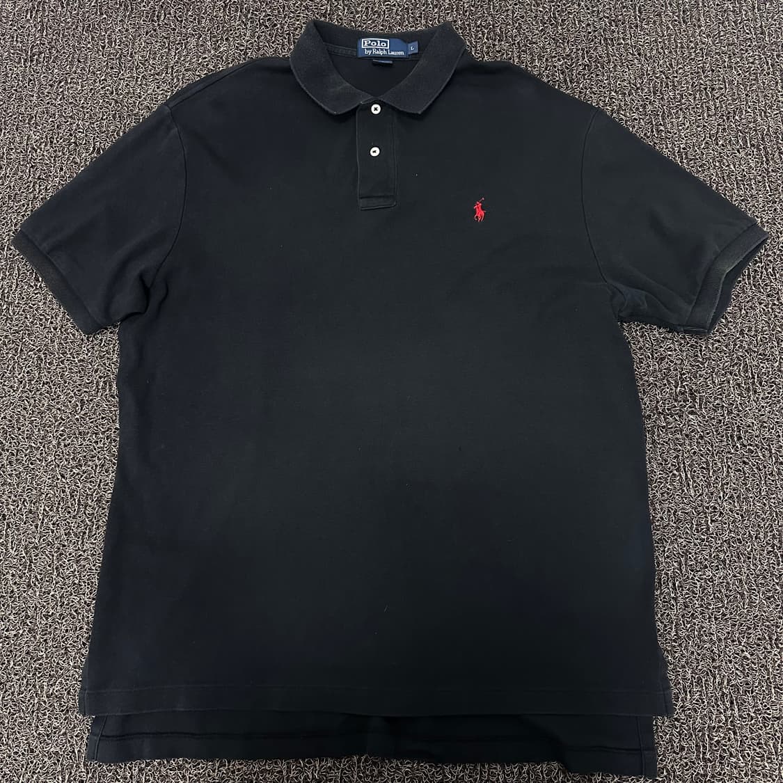 POLO 폴로 랄프로렌 카라티 반팔티셔츠 블랙 L 상품이미지1