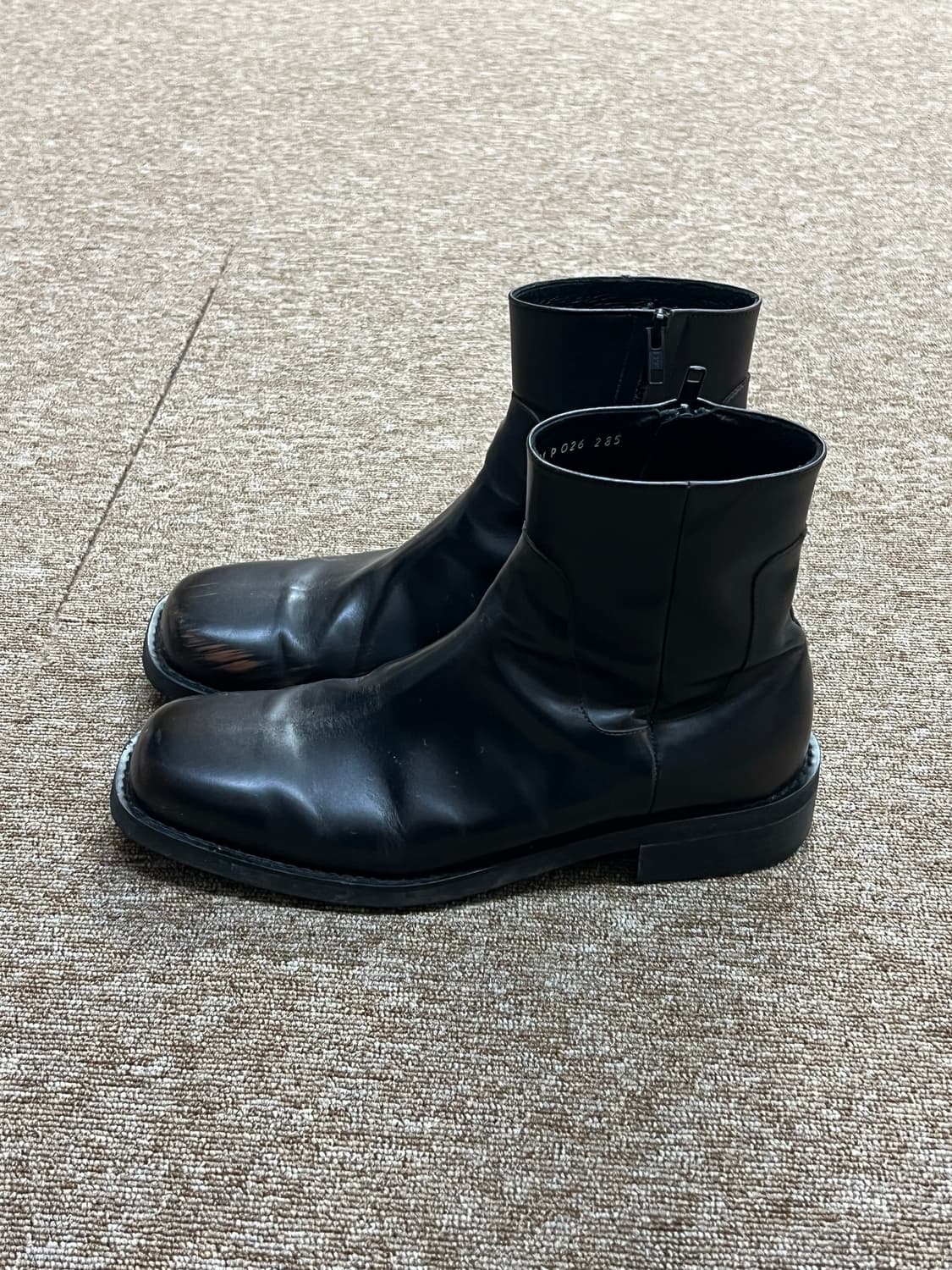 로맨틱무브 스퀘어토 부츠 블랙 285mm 상품이미지1