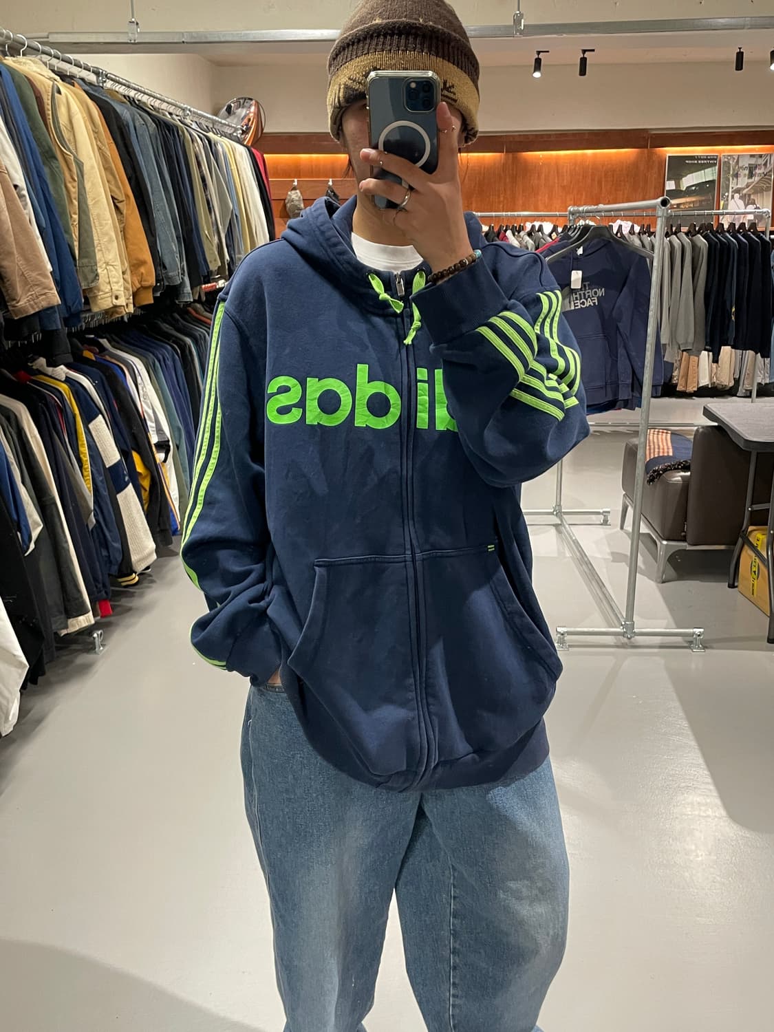 아디다스 후드 집업   상품이미지4