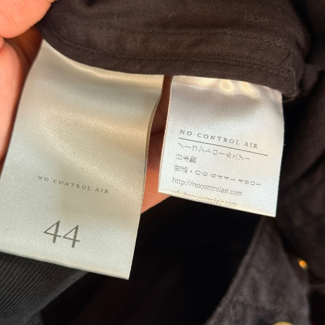 NO CONTROL AIR페이딩 패브릭 후크 디테일 일본생산 29 30 상품이미지6