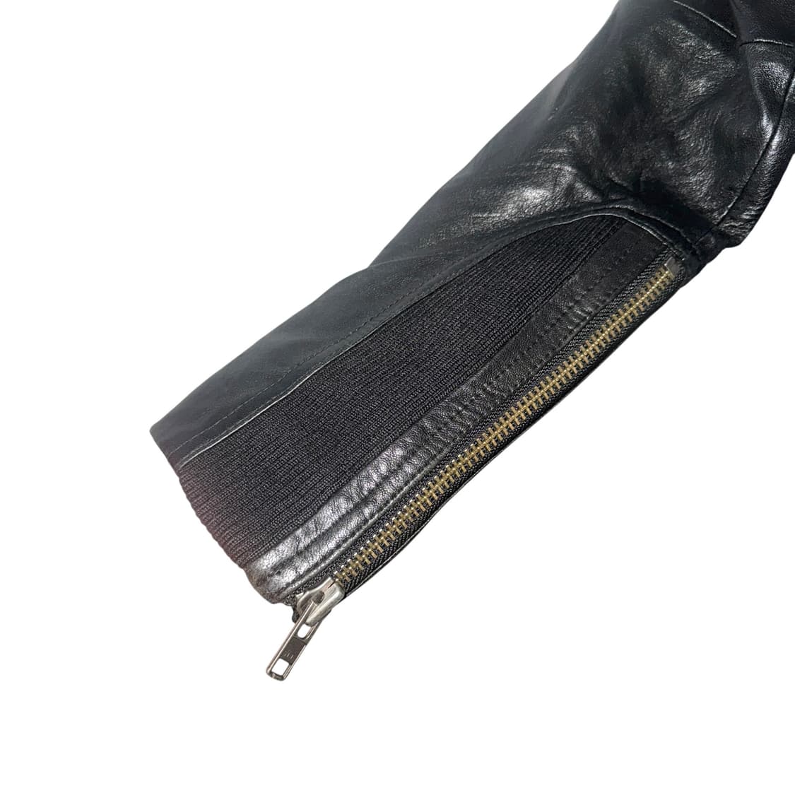 Hooded Sheep skin Black leather Jacket 상품이미지6