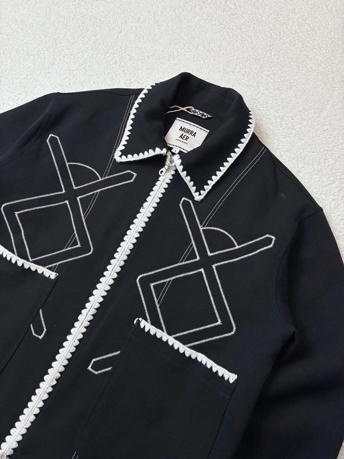 무라 MURRA 패치워크 블루종 자켓 PN5955 상품이미지2