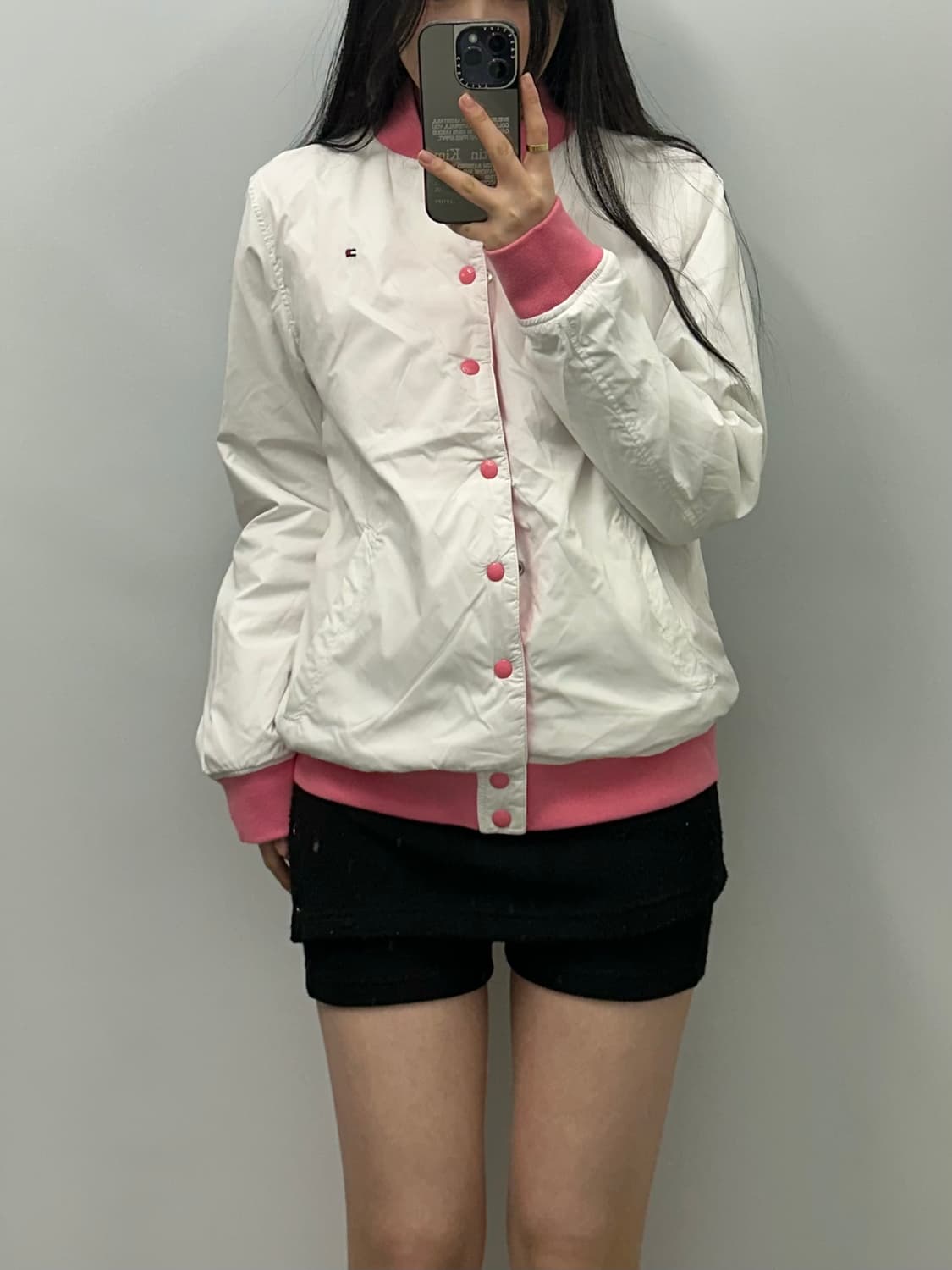 타미힐피거 퀼팅 리버시블 봄버 자켓 상품이미지2